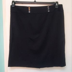 Size 14 White House Black Market Black Pencil Skirt